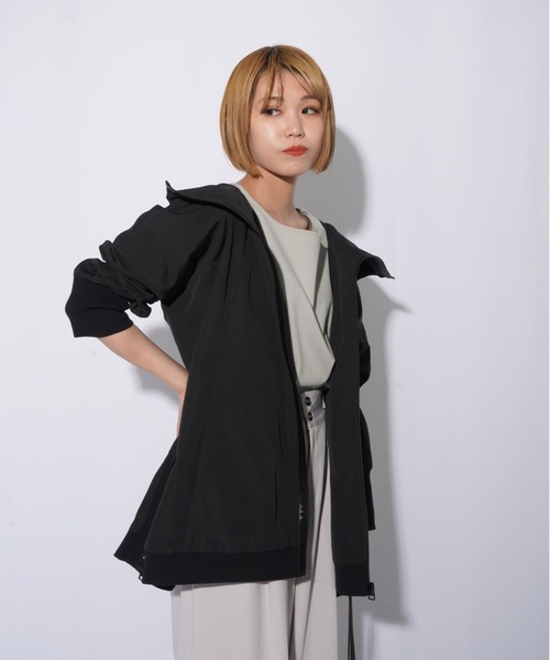 AVIE（アビィ）の「AVIE×LC/LLL　テントラインパーカ（その他アウター・レディース・ブラック/ベージュ・FREE）」の21枚目の写真