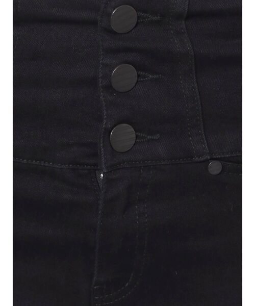 MURUA（ムルーア）の「ハイウエストZIPブラックスキニーパンツ（デニムパンツ・レディース・ブラック・0/2/1）」の12枚目の写真