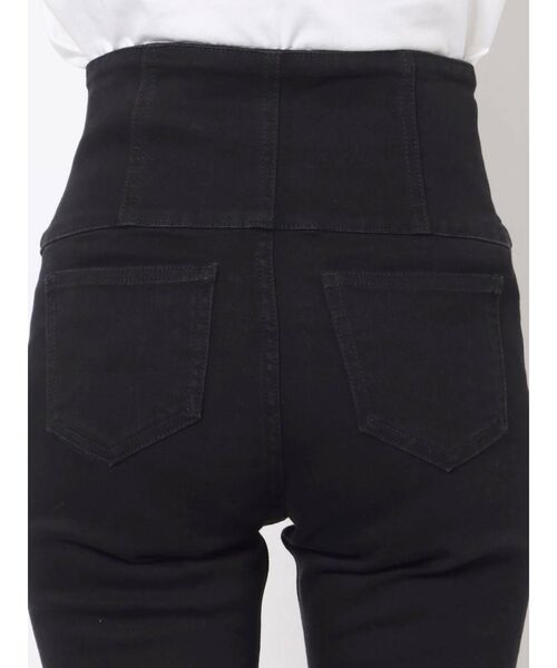 MURUA（ムルーア）の「ハイウエストZIPブラックスキニーパンツ（デニムパンツ・レディース・ブラック・0/2/1）」の14枚目の写真