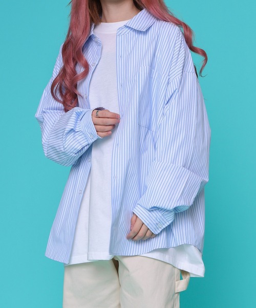 PairPair（ペアペア）の「レギュラーアソートシャツ(ユニセックス)（シャツ/ブラウス・レディース・オフホワイト/イエロー/オレンジ/ブルー/グリーン/チェック・FREE）」の13枚目の写真