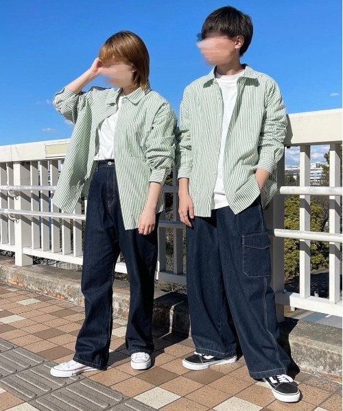 PairPair（ペアペア）の「レギュラーアソートシャツ(ユニセックス)（シャツ/ブラウス・レディース・オフホワイト/イエロー/オレンジ/ブルー/グリーン/チェック・FREE）」の22枚目の写真