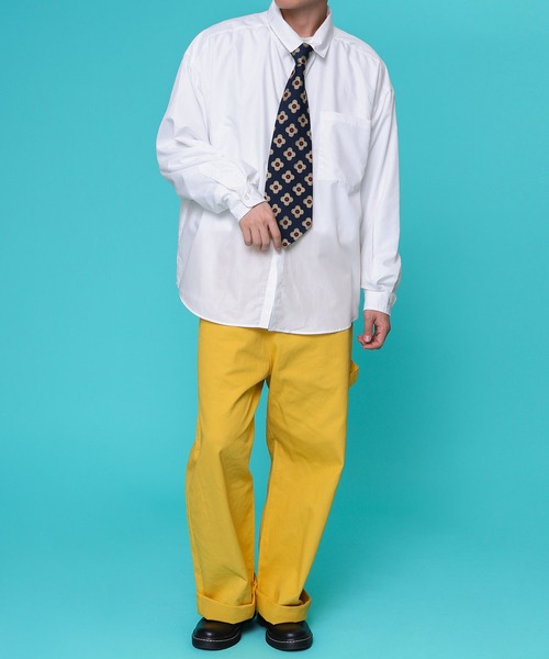 PairPair（ペアペア）の「レギュラーアソートシャツ(ユニセックス)（シャツ/ブラウス・レディース・オフホワイト/イエロー/オレンジ/ブルー/グリーン/チェック・FREE）」の11枚目の写真