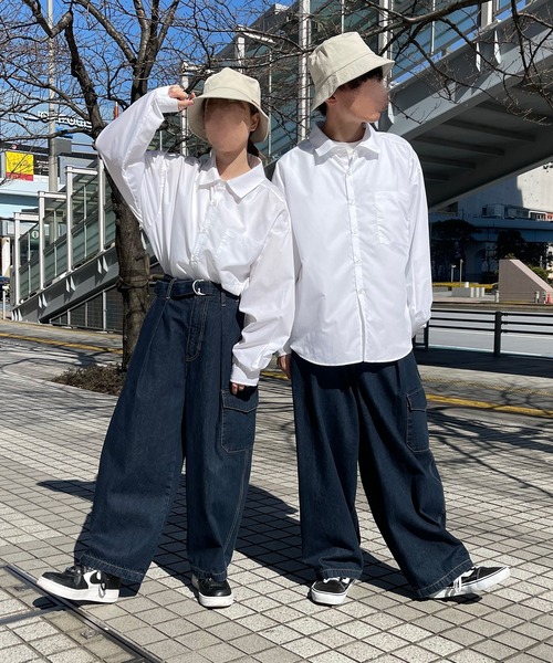 PairPair（ペアペア）の「レギュラーアソートシャツ(ユニセックス)（シャツ/ブラウス・レディース・オフホワイト/イエロー/オレンジ/ブルー/グリーン/チェック・FREE）」の20枚目の写真