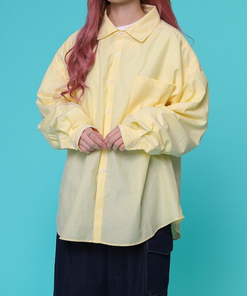 PairPair（ペアペア）の「レギュラーアソートシャツ(ユニセックス)（シャツ/ブラウス・レディース・オフホワイト/イエロー/オレンジ/ブルー/グリーン/チェック・FREE）」の17枚目の写真