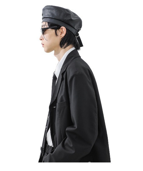 BASIC COTTON（ベーシックコットン）の「【BASIC COTTON/ベーシックコットン】METAL NECK TIE /ネクタイ ロゴネクタイ（ネクタイ・メンズ・ブラック・ONE SIZE）」の9枚目の写真