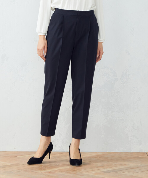 COMME CA ISM（コムサイズム）の「【セットアップ対応】ＴＥＸＢＲＩＤ（Ｒ）テーパードパンツ（スラックス・レディース・ブラック/ネイビー/グレー・SMALL/MEDIUM/LARGE/X-LARGE）」の3枚目の写真