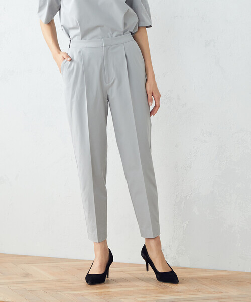 COMME CA ISM（コムサイズム）の「【セットアップ対応】ＴＥＸＢＲＩＤ（Ｒ）テーパードパンツ（スラックス・レディース・ブラック/ネイビー/グレー・SMALL/MEDIUM/LARGE/X-LARGE）」の19枚目の写真