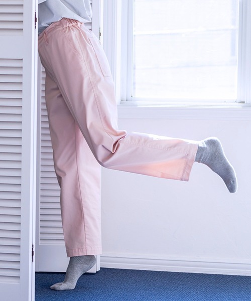 studio CLIP（スタディオクリップ）の「【ストレッチ/しわになりにくい/マシーンウォッシャブル】ストレートワークチノパン（チノパンツ・レディース・ピンク/カーキ/ベージュ/ネイビー・LARGE/MEDIUM）」の4枚目の写真