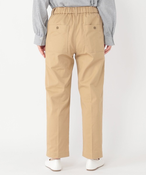 studio CLIP（スタディオクリップ）の「【ストレッチ/しわになりにくい/マシーンウォッシャブル】ストレートワークチノパン（チノパンツ・レディース・ピンク/カーキ/ベージュ/ネイビー・LARGE/MEDIUM）」の10枚目の写真