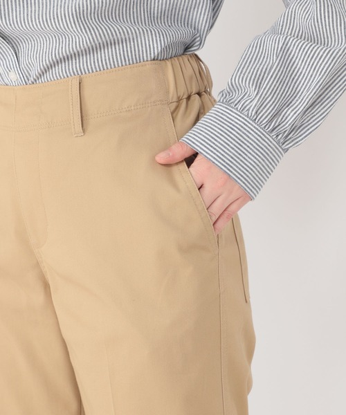 studio CLIP（スタディオクリップ）の「【ストレッチ/しわになりにくい/マシーンウォッシャブル】ストレートワークチノパン（チノパンツ・レディース・ピンク/カーキ/ベージュ/ネイビー・LARGE/MEDIUM）」の12枚目の写真