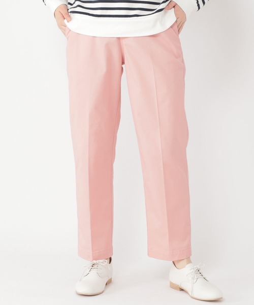 studio CLIP（スタディオクリップ）の「【ストレッチ/しわになりにくい/マシーンウォッシャブル】ストレートワークチノパン（チノパンツ・レディース・ピンク/カーキ/ベージュ/ネイビー・LARGE/MEDIUM）」の21枚目の写真