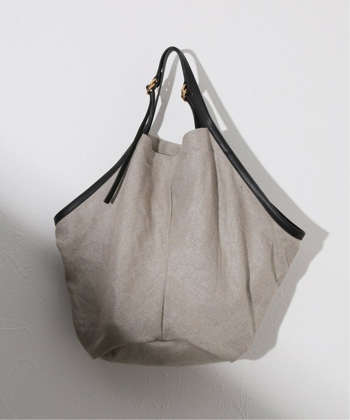 VERMEIL par iena(ヴェルメイユパーイエナ)の「【ORSETTO/オルセット】VENTO リネンバッグ◆(トートバッグ・レディース・ブラック系その他・FREE)」の6枚目の写真