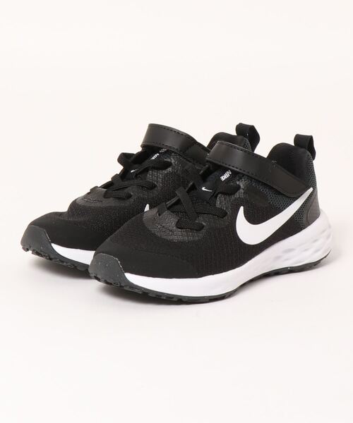 NIKE(ナイキ)の「《NIKE》ナイキ レボリューション 6 NN PSV(スニーカー・キッズ・ブラック×ホワイト/ロイヤルブルー/ブルー系その他/グレー系その他/ピンク/ネイビー系/ピンク系その他/レッド/グレー/ホワイト系その他/ブルー系その他2/ホワイト×レッド・21.0cm/17.0cm/19.0cm/20.0cm/18.0cm/21.5cm/22.0cm/17.5cm/18.5cm/19.5cm/16.5cm/20.5cm)」の1枚目の写真
