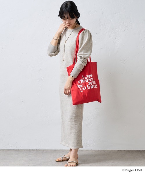 GOOD ROCK SPEED（グッドロックスピード）の「Burger Chef BAG（トートバッグ・レディース・ホワイト/レッド・FREE）」の19枚目の写真