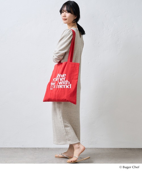 GOOD ROCK SPEED（グッドロックスピード）の「Burger Chef BAG（トートバッグ・レディース・ホワイト/レッド・FREE）」の22枚目の写真