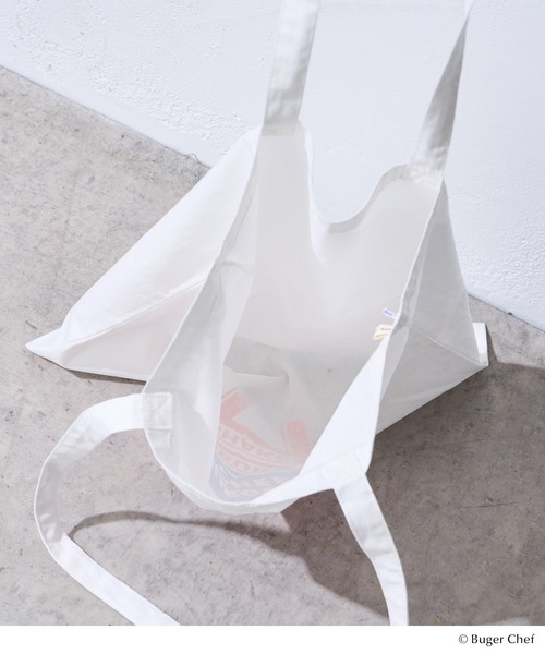 GOOD ROCK SPEED（グッドロックスピード）の「Burger Chef BAG（トートバッグ・レディース・ホワイト/レッド・FREE）」の15枚目の写真