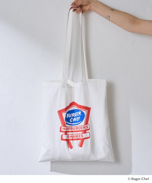 GOOD ROCK SPEED（グッドロックスピード）の「Burger Chef BAG（トートバッグ・レディース・ホワイト/レッド・FREE）」の20枚目の写真