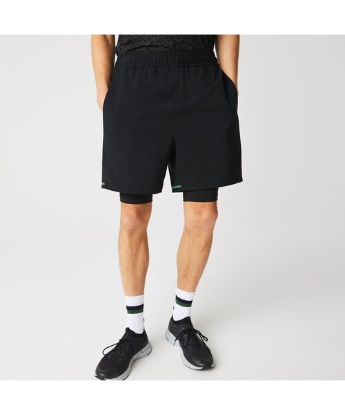 LACOSTE(ラコステ)の「3in1ショートパンツ(その他パンツ・メンズ・ブラック/ブルー・3/5/4/2)」の3枚目の写真