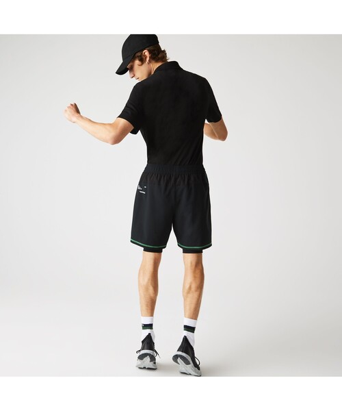 LACOSTE(ラコステ)の「3in1ショートパンツ(その他パンツ・メンズ・ブラック/ブルー・3/5/4/2)」の4枚目の写真