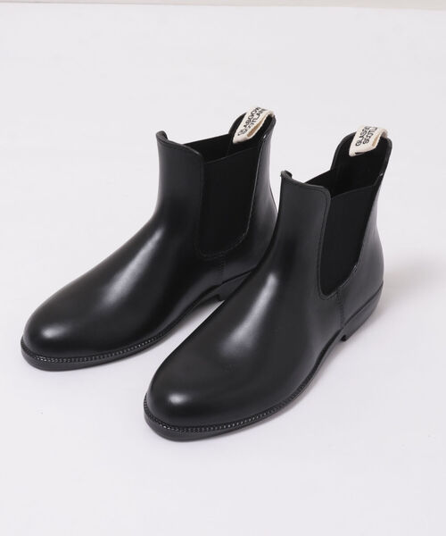 Traditional Weatherwear(トラディショナルウェザーウェア)の「【TRADITIONAL WEATHERWEAR/トラディショナル ウェザーウェア】◇【WEB限定】SIDE GORE RAIN BOOTS(ブーツ・レディース・ブラック・37/38/36)」の2枚目の写真