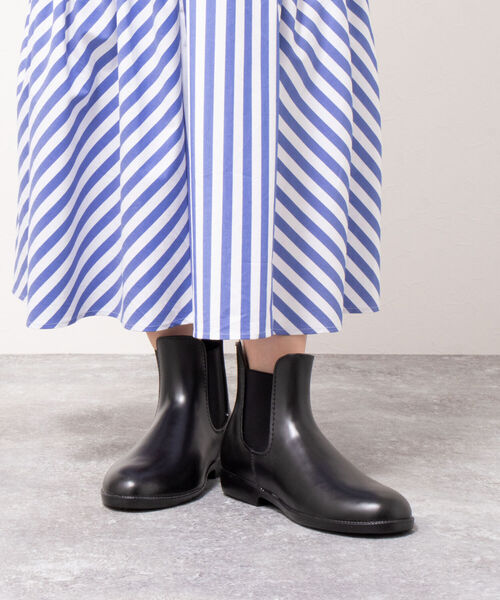 Traditional Weatherwear(トラディショナルウェザーウェア)の「【TRADITIONAL WEATHERWEAR/トラディショナル ウェザーウェア】◇【WEB限定】SIDE GORE RAIN BOOTS(ブーツ・レディース・ブラック・37/38/36)」の12枚目の写真