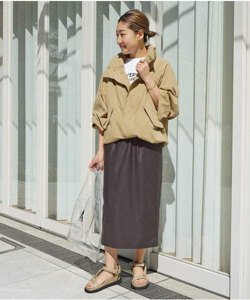 Deuxieme Classe（ドゥーズィエムクラス）の「Faux Leather Skirt