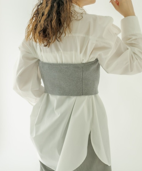 mystic（ミスティック）の「ラメニットビスチェ（その他トップス・レディース・ピンク/ベージュ/グレー/グリーン・FREE）」の7枚目の写真