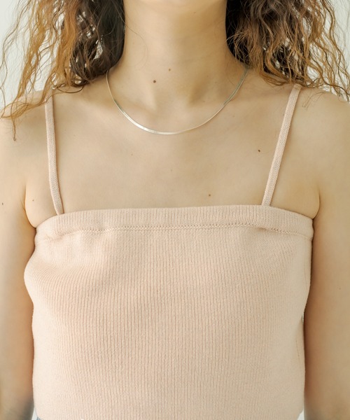 mystic（ミスティック）の「ラメニットビスチェ（その他トップス・レディース・ピンク/ベージュ/グレー/グリーン・FREE）」の13枚目の写真