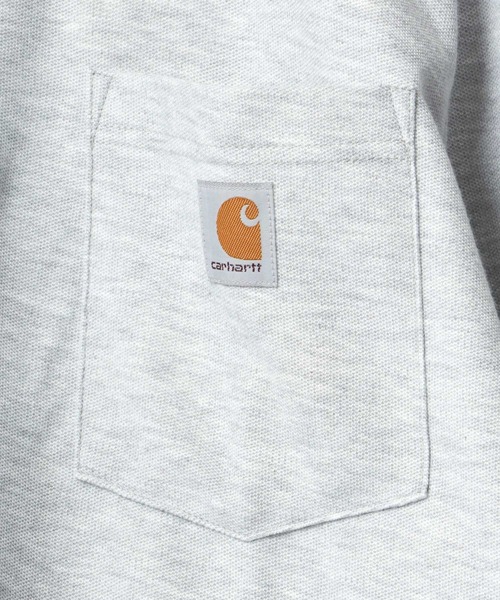 Carhartt（カーハート）の「carhartt（カーハート）ワンポイントロゴ半袖ポロシャツ（ポロシャツ・メンズ・ブラック/ネイビー/グレー/モスグリーン/ブルー系その他・S/M/XL/L）」の13枚目の写真