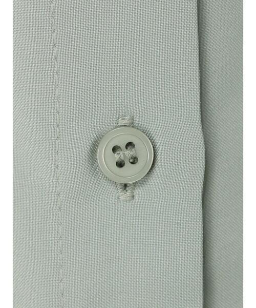 Green Parks(グリーンパークス)の「ポケット付きシャツワンピース(ワンピース・レディース・オフホワイト/ミント/キャメル・FREE)」の9枚目の写真