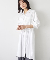 Green　Parks | ポケット付きシャツワンピース(ワンピース)