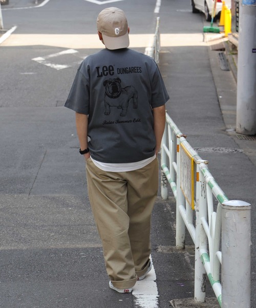 Lee（リー）の「【Lee】バックプリントＴシャツ（Tシャツ/カットソー・メンズ・ダークグレー・L/XL/M）」の9枚目の写真