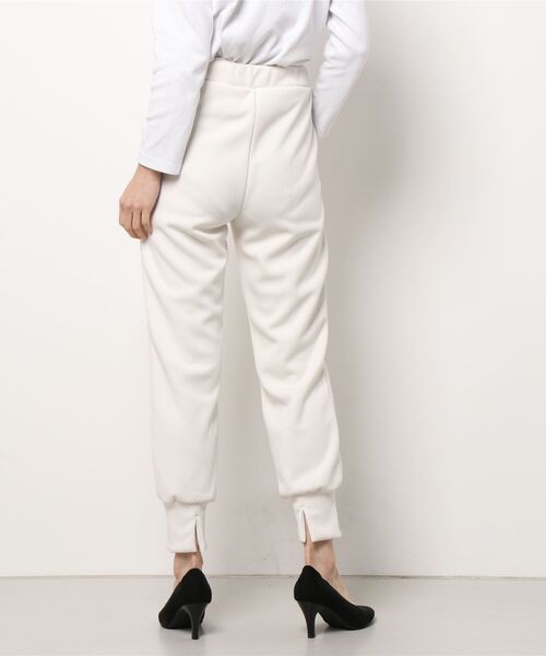 prose verse（プロズヴェール）の「バックスリットジョガーパンツ（その他パンツ・レディース・チャコールグレー/ブラック/オフホワイト・ﾌﾘ-）」の4枚目の写真