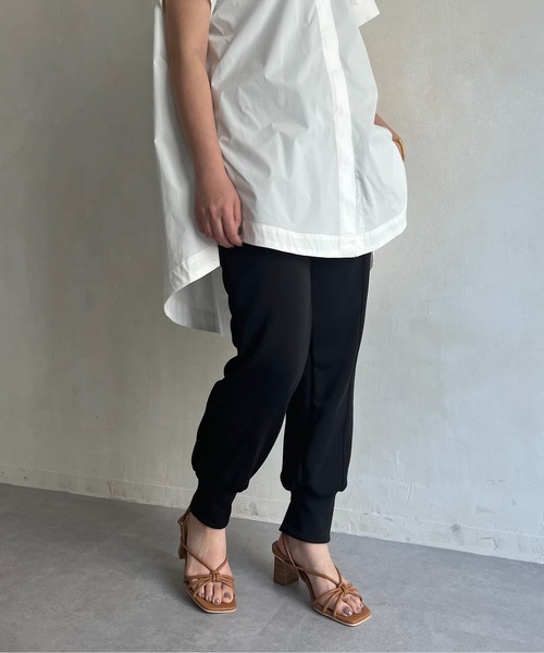 prose verse（プロズヴェール）の「バックスリットジョガーパンツ（その他パンツ・レディース・チャコールグレー/ブラック/オフホワイト・ﾌﾘ-）」の10枚目の写真