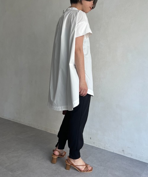 prose verse（プロズヴェール）の「バックスリットジョガーパンツ（その他パンツ・レディース・チャコールグレー/ブラック/オフホワイト・ﾌﾘ-）」の11枚目の写真