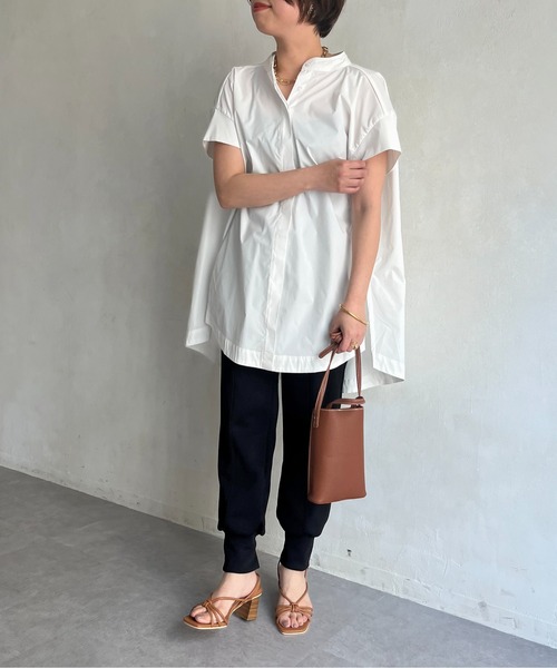 prose verse（プロズヴェール）の「バックスリットジョガーパンツ（その他パンツ・レディース・チャコールグレー/ブラック/オフホワイト・ﾌﾘ-）」の12枚目の写真