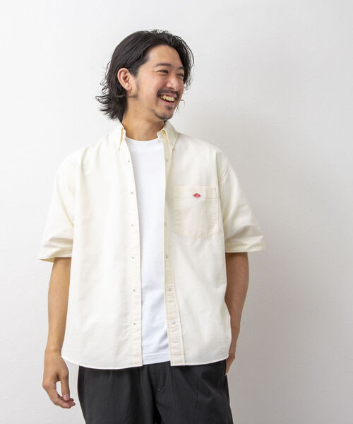 DANTON（ダントン）の「【DANTON/ダントン】DOT BUTTON BD SHIRT SS