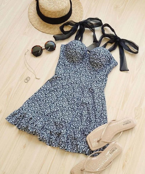 リボンストラップ ワンピース水着 水着 Osyarevo オシャレボ のファッション通販 Zozotown