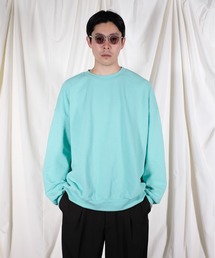 who what 5X CUT-SWE<LONG SLEEVE>