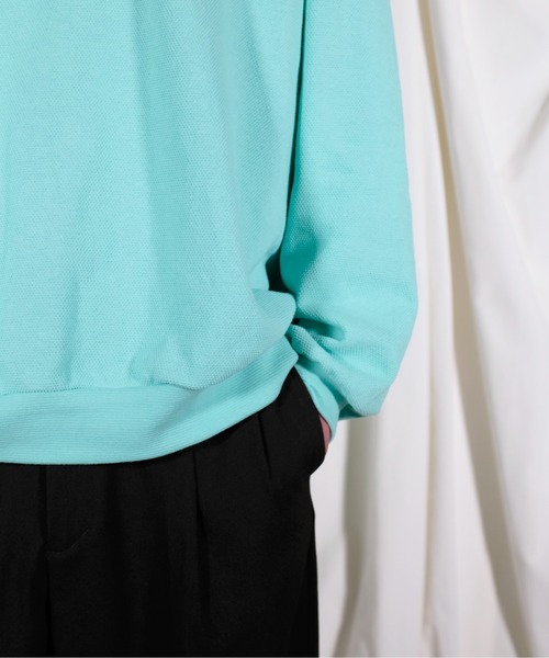 WhoWhat（フーワット）の「who what 5X CUT-SWE<LONG SLEEVE>（Tシャツ/カットソー・メンズ・ミント・FREE）」の5枚目の写真