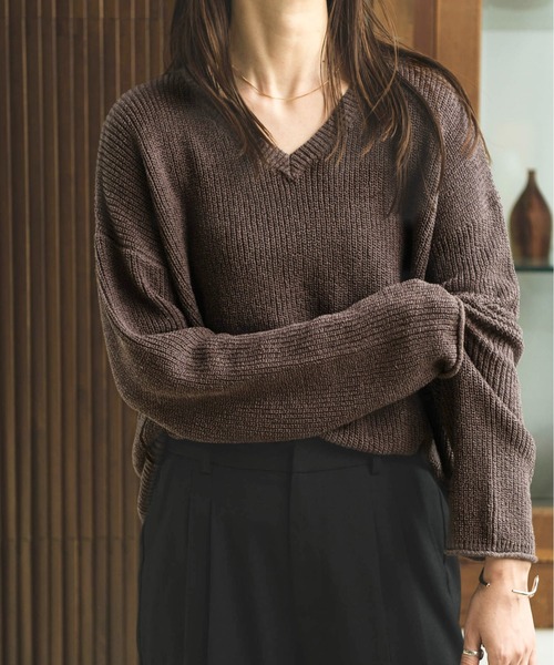 NEUNA（ヌナ）の「【セットアップ対応】【首元すっきり。】Vネック