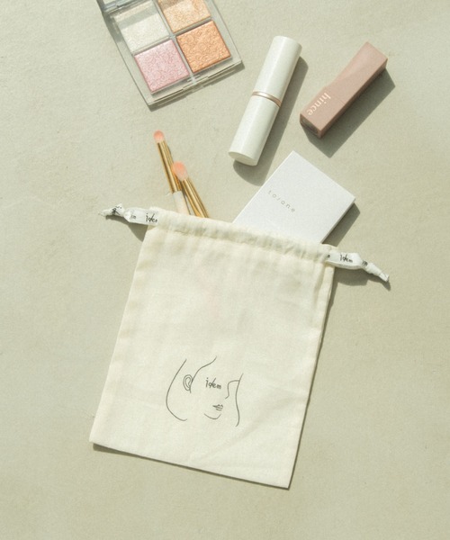 idem（イデム）の「idem gift bag S/コットン巾着ギフトバッグ（ポーチ・レディース・アイボリー・FREE）」の15枚目の写真
