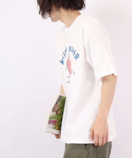 KRIFF MAYER(クリフメイヤー)の「KRIFF MAYER キャンプラビット半袖Tシャツ(Tシャツ/カットソー・メンズ・ベージュ/オフホワイト/グリーン/ホワイト系その他/グレー系その他/ベージュ系その他/チャコール・M/L)」の16枚目の写真