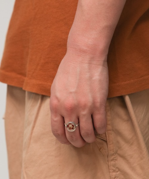 乱痴気（ランチキ）の「Wreath Ring（リング・メンズ・ホワイト/ブラック/ブルー/グリーン/クリア・8/9）」の11枚目の写真