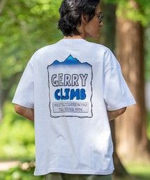 【GERRY】別注 バックプリント/ワンポイント 刺しゅう 半袖Tシャツ