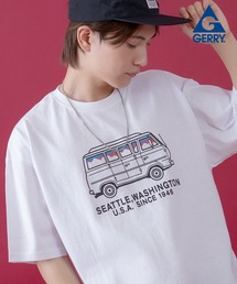 improves（インプローブス）の「【GERRY】別注 バックプリント/ワンポイント 刺しゅう 半袖Tシャツ（Tシャツ/カットソー）」