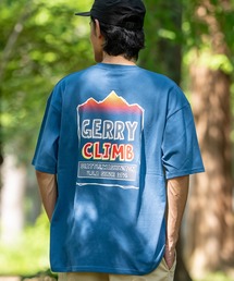 GERRY（ジェリー）の「【GERRY】別注 バックプリント/ワンポイント 刺しゅう 半袖Tシャツ（Tシャツ/カットソー）」