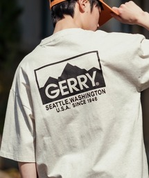 GERRY | 【GERRY】別注 プリント＆ワンポイント 刺しゅう 半袖Tシャツ(Tシャツ/カットソー)