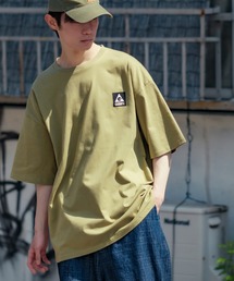 GERRY（ジェリー）の「【GERRY】別注 バックプリント/ワンポイント 刺しゅう 半袖Tシャツ（Tシャツ/カットソー）」