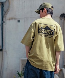 improves（インプローブス）の「【GERRY】別注 バックプリント/ワンポイント 刺しゅう 半袖Tシャツ（Tシャツ/カットソー）」